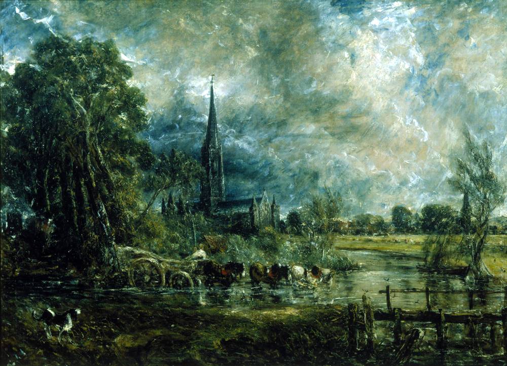 20 - John Constable, La cattedrale di Salisbury, 1829-1831