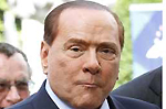 Combination file photographs of  El Mahroug of Morocco and former Italian PM Berlusconi