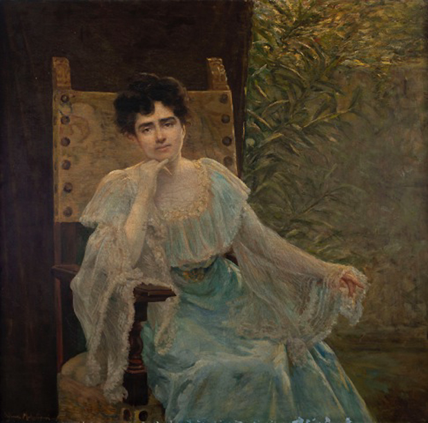 02.Corinna Modigliani Ritratto di Olga olio