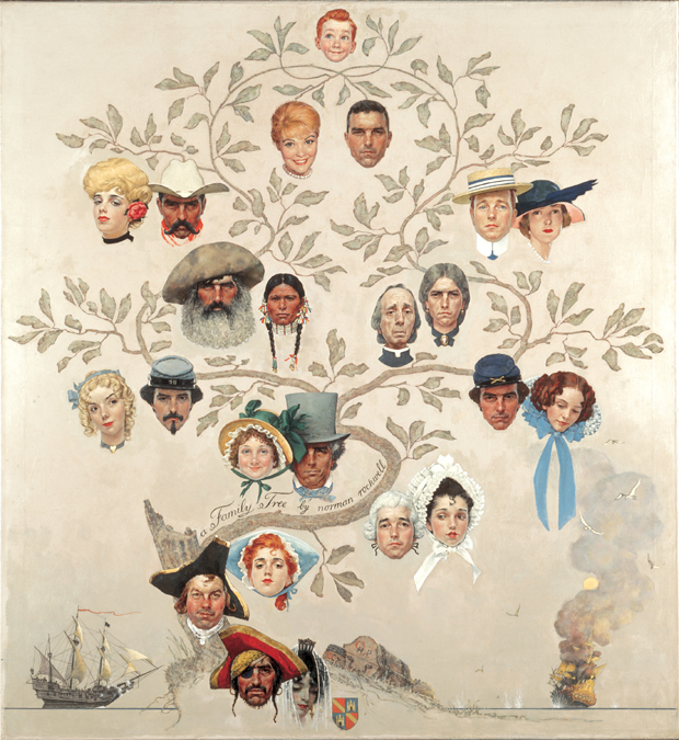01 - Norman Rockwell - Family Tree