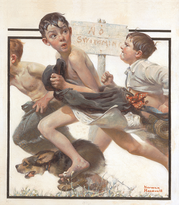 03 - Norman Rockwell - No Swimming