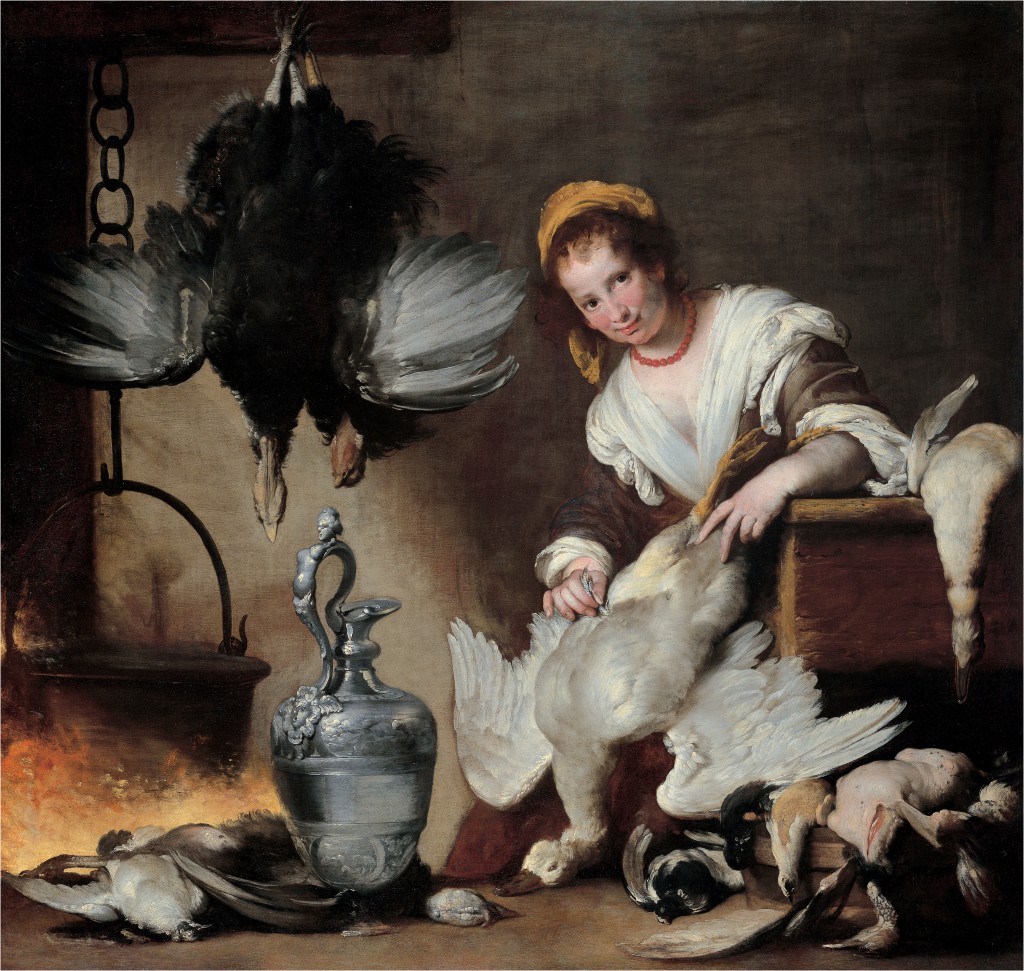 "La cuoca", di Bernardo Strozzi.