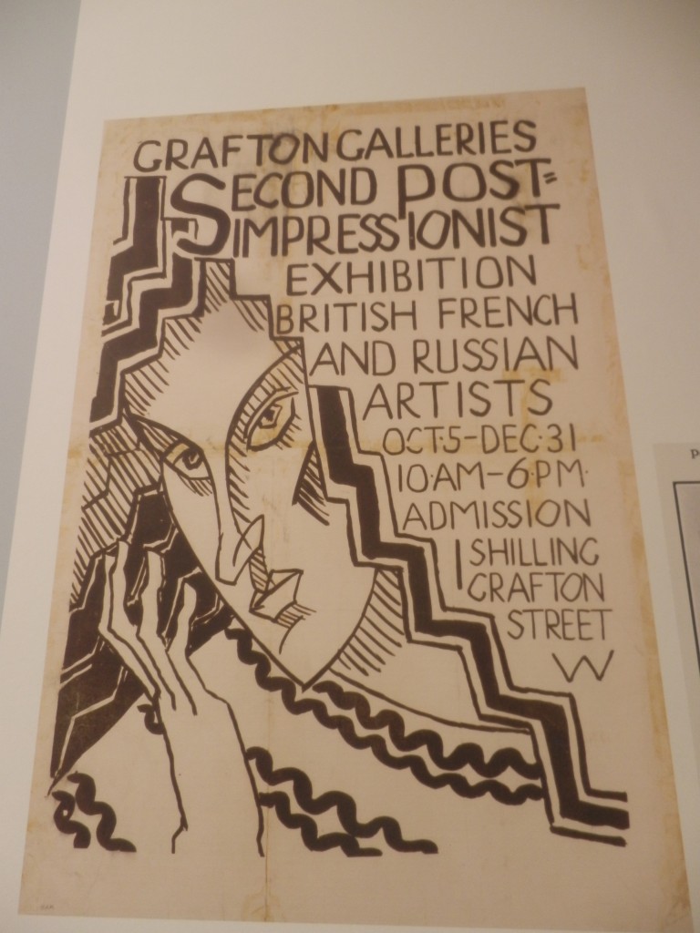 Manifesto originale della seconda mostra impressionista a Londra, 1931. 