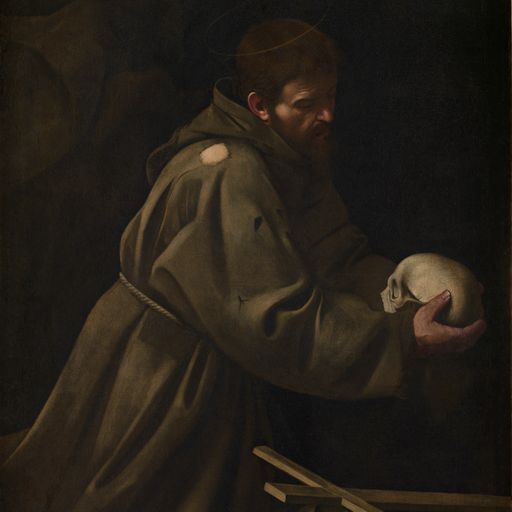 "San Francesco in meditazione" (1606 ca.), Caravaggio.