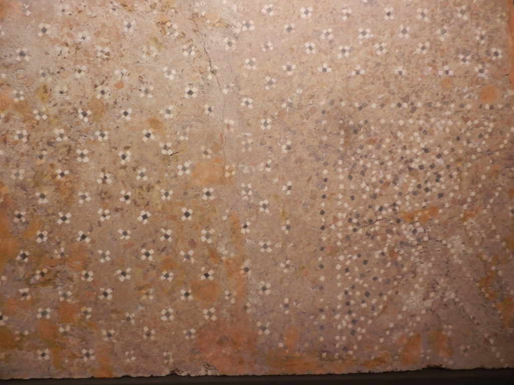 Parte di pavimento in opus caementicium, metà II secolo a.C.  