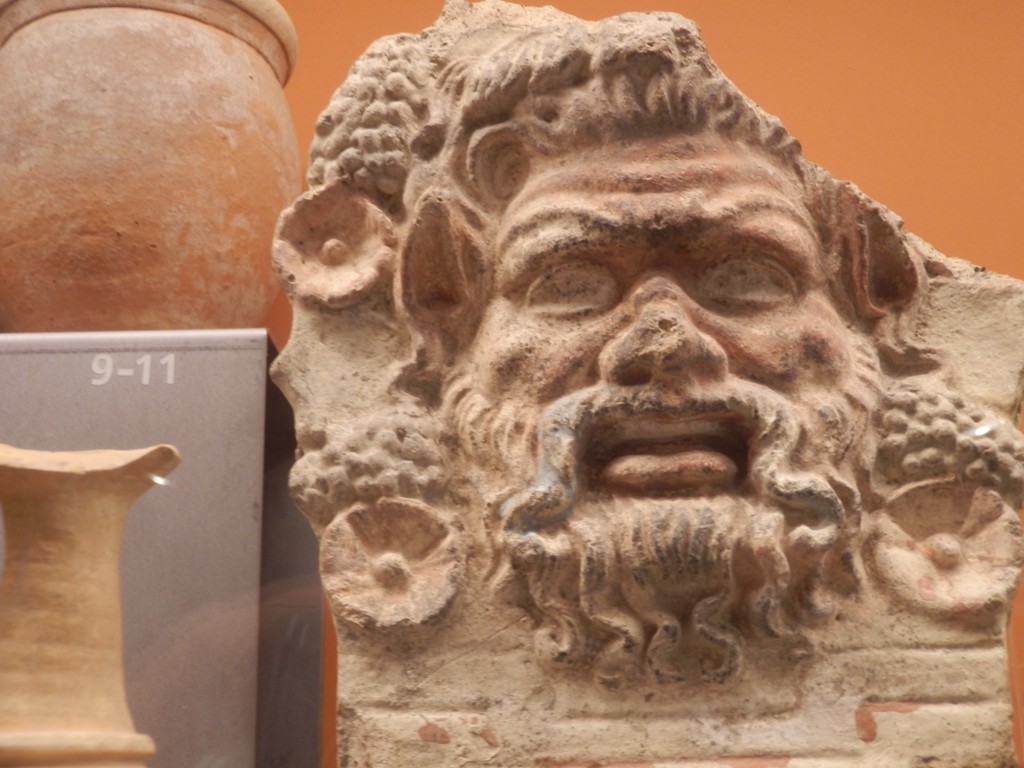 Antefissa con maschera silenica, IV-III secolo a.C.