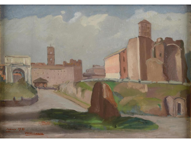 "La Meta Sudante", 1933, di Orazio Amato.