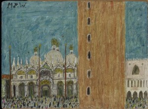 "Venezia, San Marco", 1947. Chemnitz, Kunstsammlungen Chemnitz - Museum Gunzenhauser, proprietà della Stiftung Gunzenhauser, Chemnitz.  