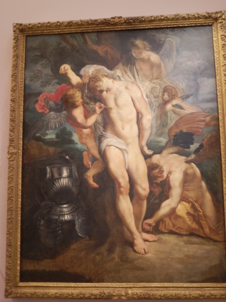 "San Sebastiano curato dagli angeli" (1602-4). 