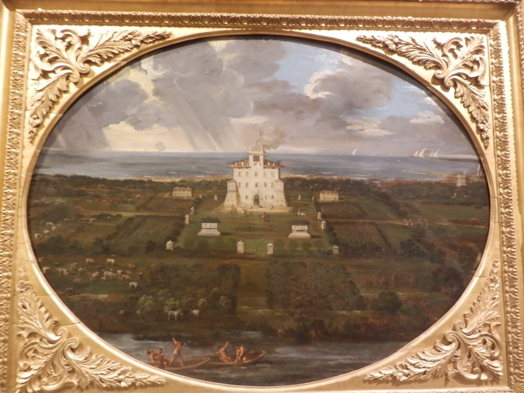 "Veduta di Villa Sacchetti a Castelfusano" (1632-39), di Pietro da Cortona.