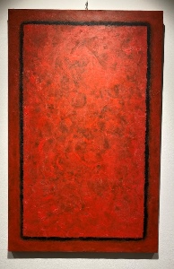 "La porta alchemica" (Minio), acrilico su tela di Carlo Alberto Floridi.