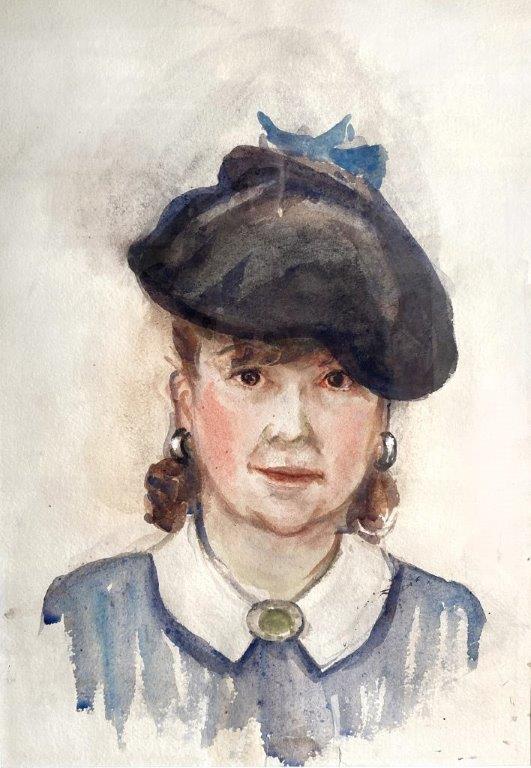 Josephine Nivison, Hopper Self Portrait