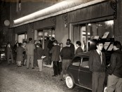 Anni '60. La galleria "La Nuova Pesa" in via del Vantaggio (collezione Marchini)