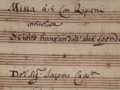Missa Sciolto havean frontespizio