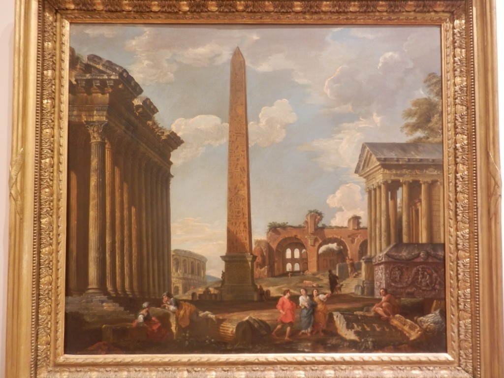 "Capriccio architettonico" (1753), di Giovanni Paolo Panini. 