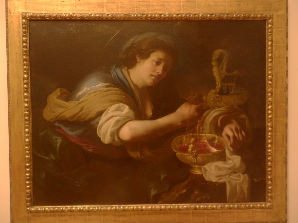 "Santa Prassede" (1650-55), di Bernardino Mei. 